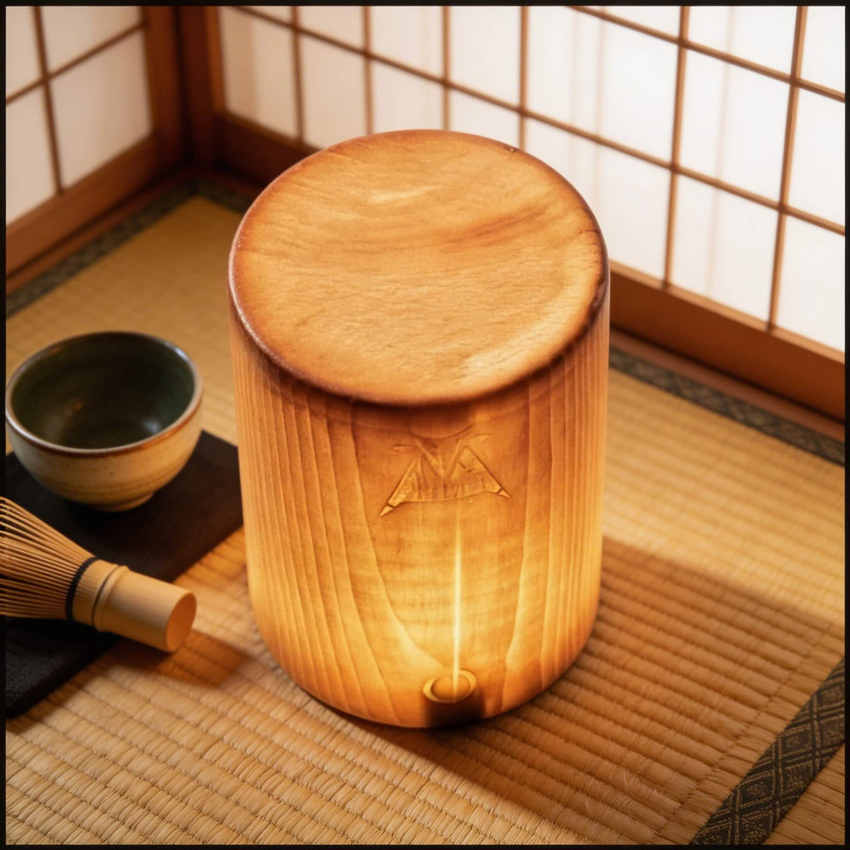 Rechargeable Wooden Cordless LED Table Lamp with Touch Control – image 4