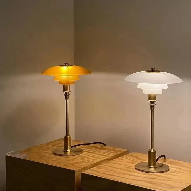Dimmable Round Table Lamp