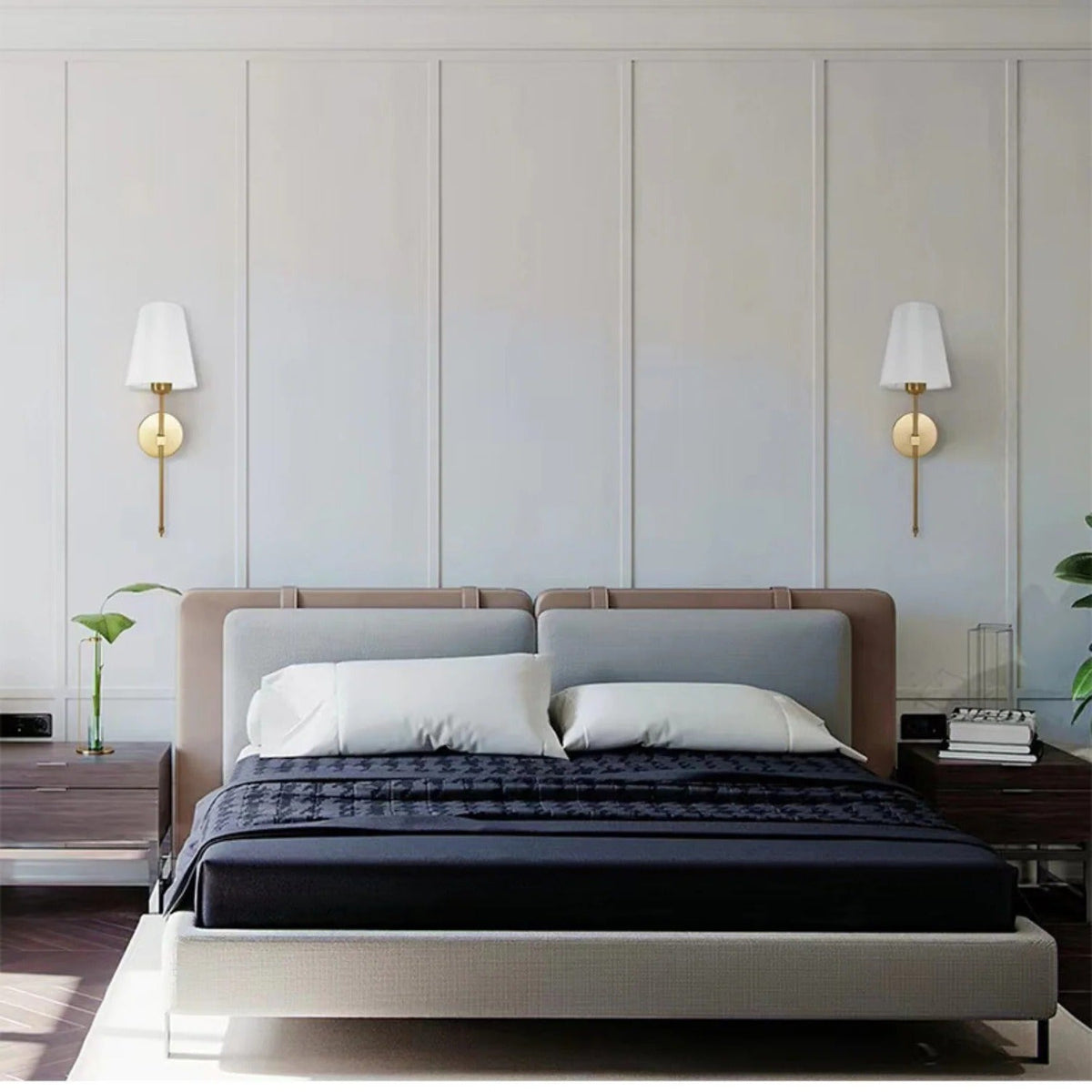 Rechargeable Wireless LED Wall Lights – Set of 2